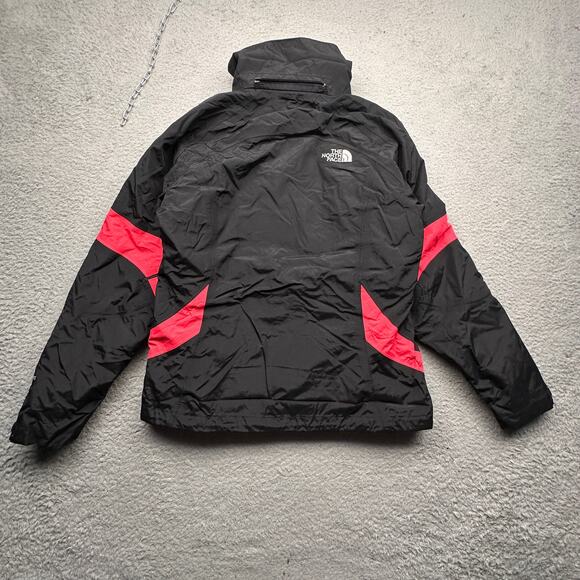 The North Face Hyvent Insulated Ski Jacket Womens Small Black Pink NO HOOD Zip - Picture 13 of 14